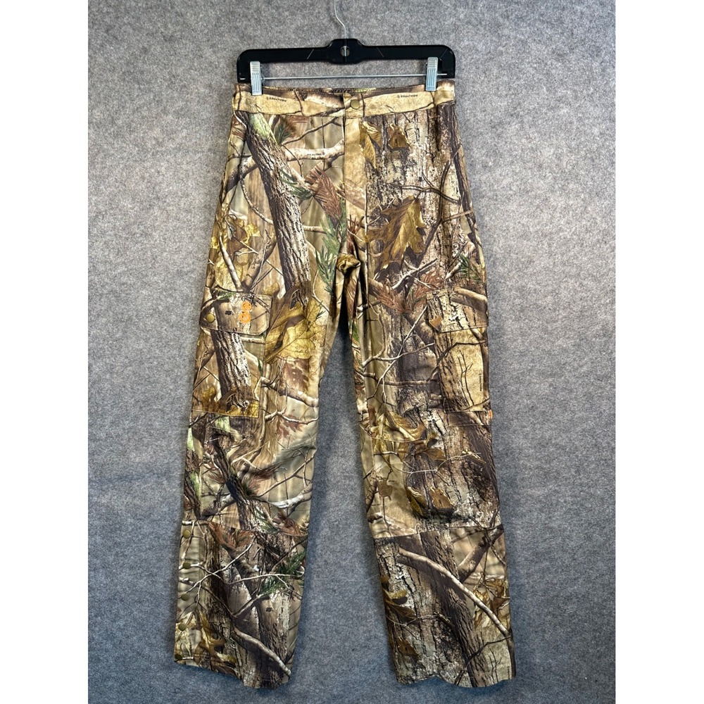 SHE Outdoor Realtree AP Camo Hunting Pants Womens XS Cargo Mesh Lined Tactical